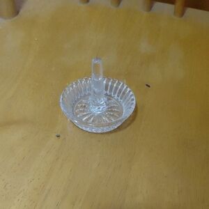 Clear Glass Ring Holder